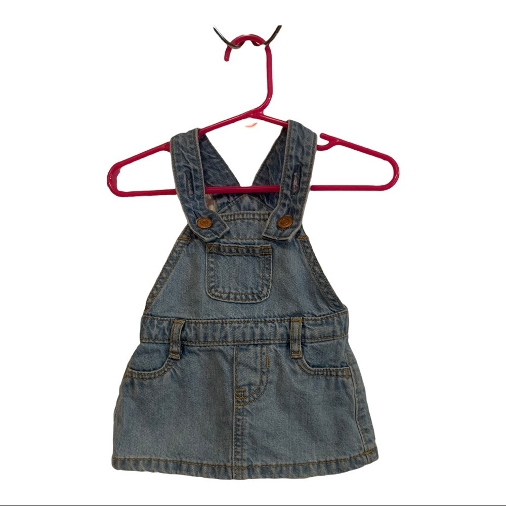 Old Navy baby denim overall dress